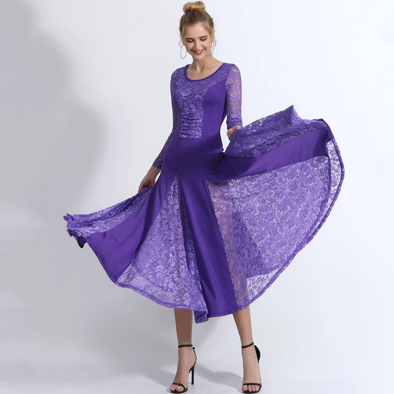 Women's Latin Salsa Tango Rumba Cha Ballroom Dance Dress Practicing clothes and swing skirt dance performance | Тематическая