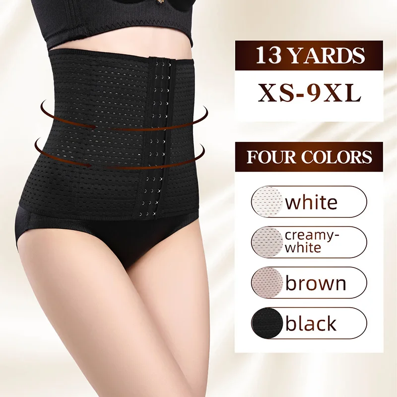 Plus Size XS-9XL Waist Trainer Tummy Control Corset Slimming Belt Shapewear Body Shaper Slimming Modeling Strap Belly Corset