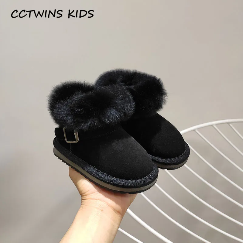 CCTWINS/детская обувь; коллекция года; зимняя обувь из натуральной кожи для малышей; брендовые короткие ботинки для маленьких девочек; модные теплые зимние ботинки для мальчиков; SNB085
