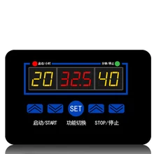 Умный термометр с регулятором, умный переменный ток, 220 В, 10 А, переключатель температуры, светодиодный термостат, цифровой контроль температуры, контрольная система