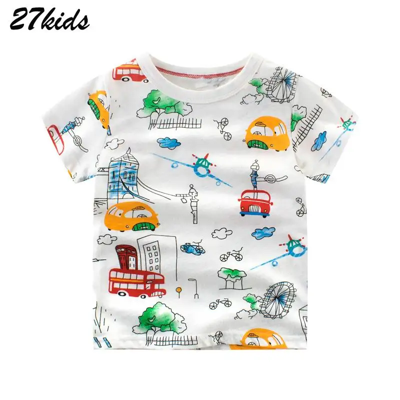 Купить 5 получить скидка 5% летом динозавров для мальчиков рубашки для девочек хлопковая одежда для маленьких детей для ребенка летние футболки футболки - Цвет: BT903B same photo