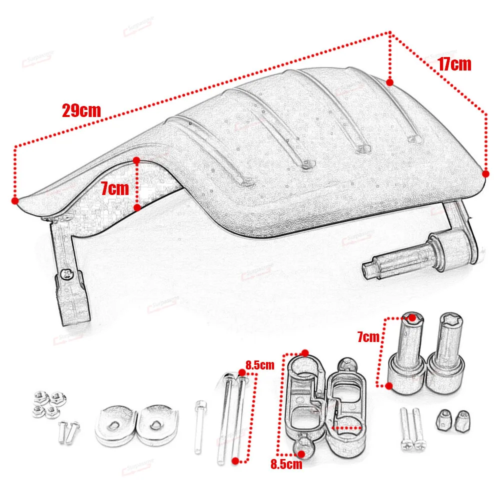 Защита для рук мотоцикла ветрозащитная HONDA KAWASAKI YAMAHA KTM DUCATI 7/8 дюйма 22 мм|hand protector|hand