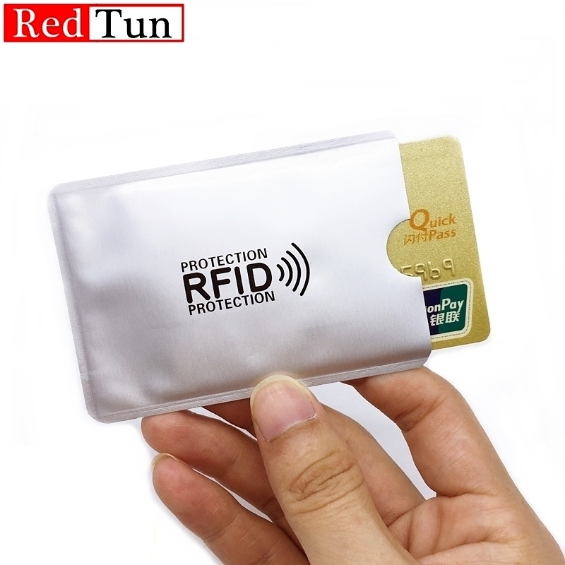 1 & 5 Any Choice Suit Anti RFID Card Holder NFC Credit Card Holder Wallet Men Women Bank Cardholder Case Protector Aluminium