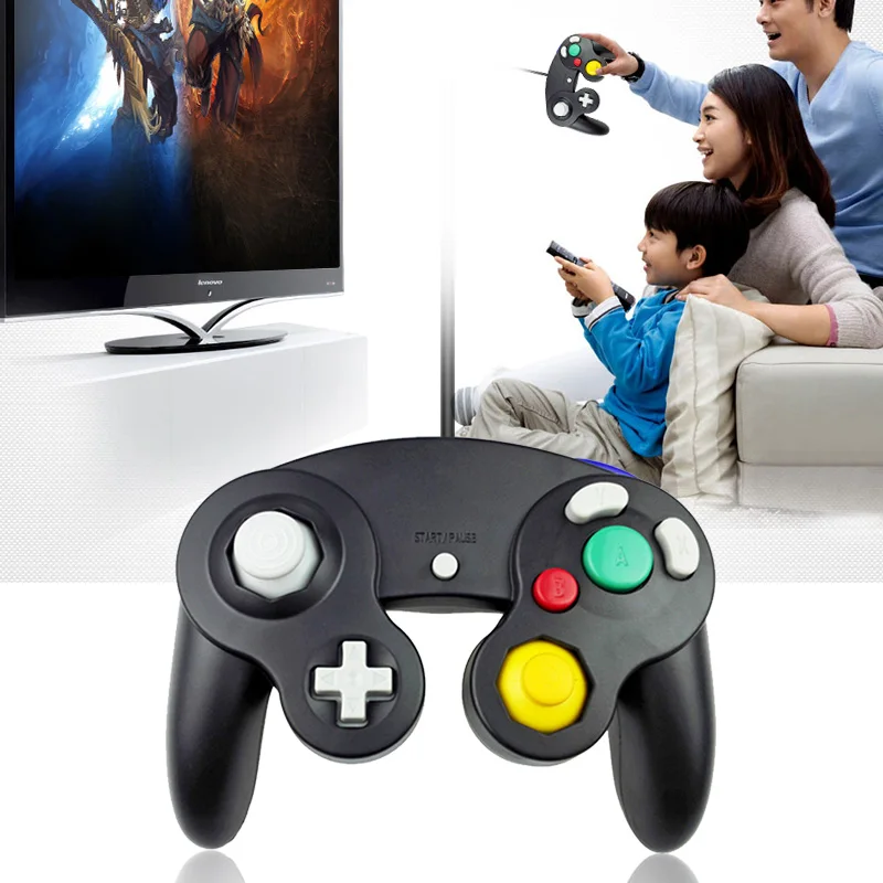 PC USB проводной контроллер Джойстик для nintendo геймпады для NGC GC для MAC геймпад для компьютера для Gamecube