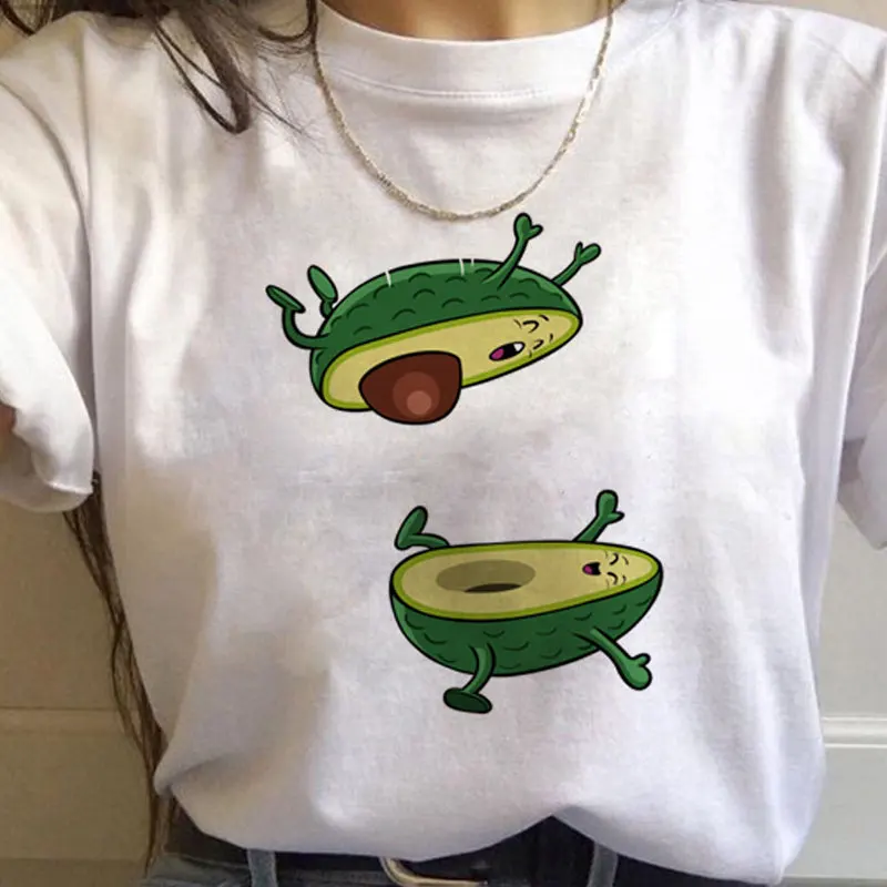 avocado t shirt tee shirt clothes male new femme fashion harajuku 90s top grunge ulzzang graphic tshirt kawaii women t-shirt