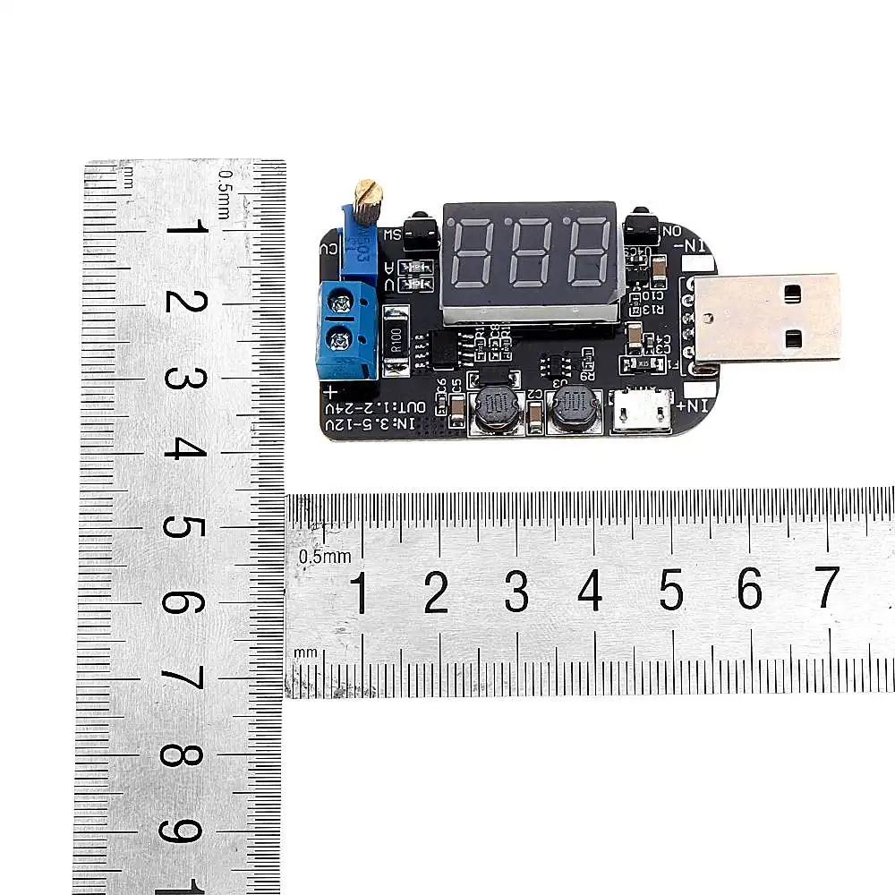 LEORY DC 5 В до 3,3 В/9 В/12 В/18 в/24 В USB Регулируемый понижающий блок питания регулятор напряжения Модуль DPL дисплей Напряжение