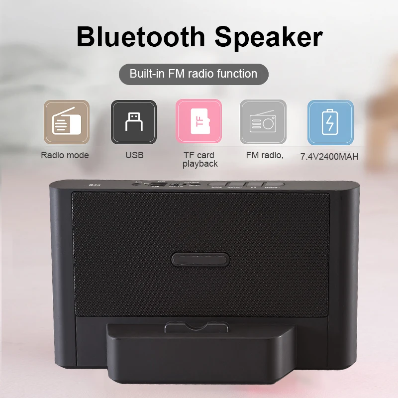 Беспроводная Bluetooth стереоколонка NNS для телефона планшета ноутбука портативного