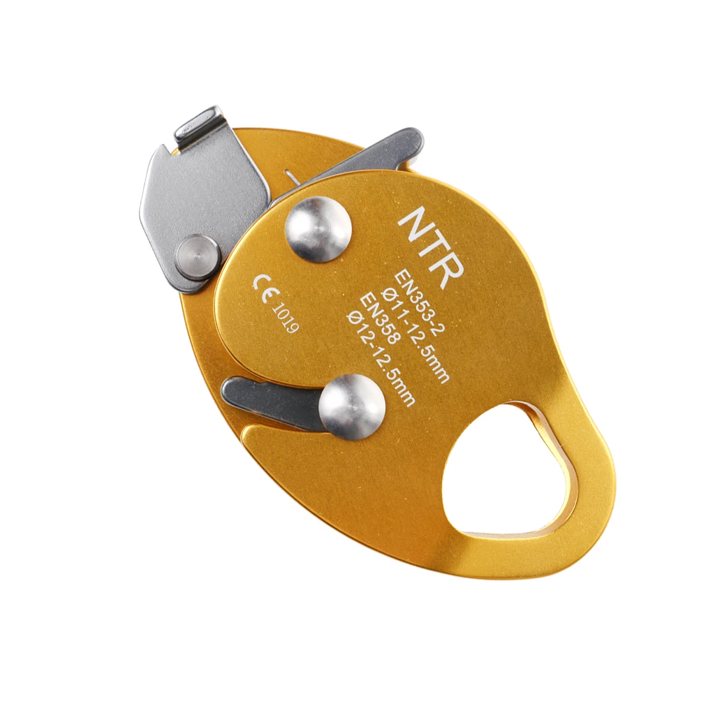 Gold Outdoor Tree Rock Climbing Rope Grab Protecta Equipment 15KN Camping Hiking Climbing Accessories