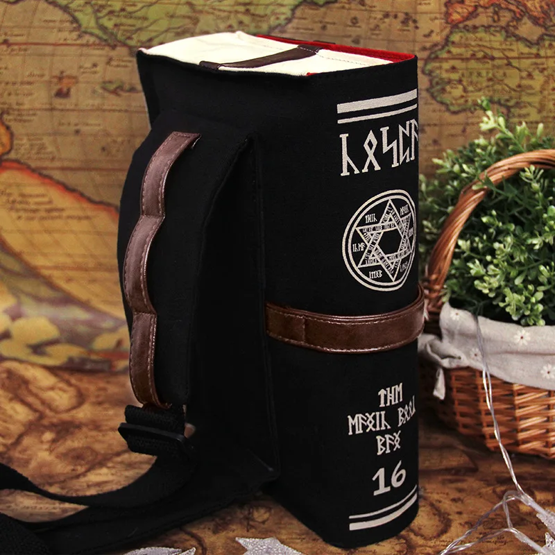 

Diffuse Wizard Magician Magic Book Satchel FFF Group Heresy Trial Props Bag Wallet Schoolbag