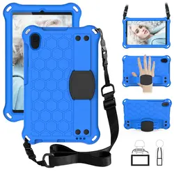 Universal Protective Tablet Case for 8-Inch Devices - Premium Leather Cover with Multi-Angle Stand (Blue)