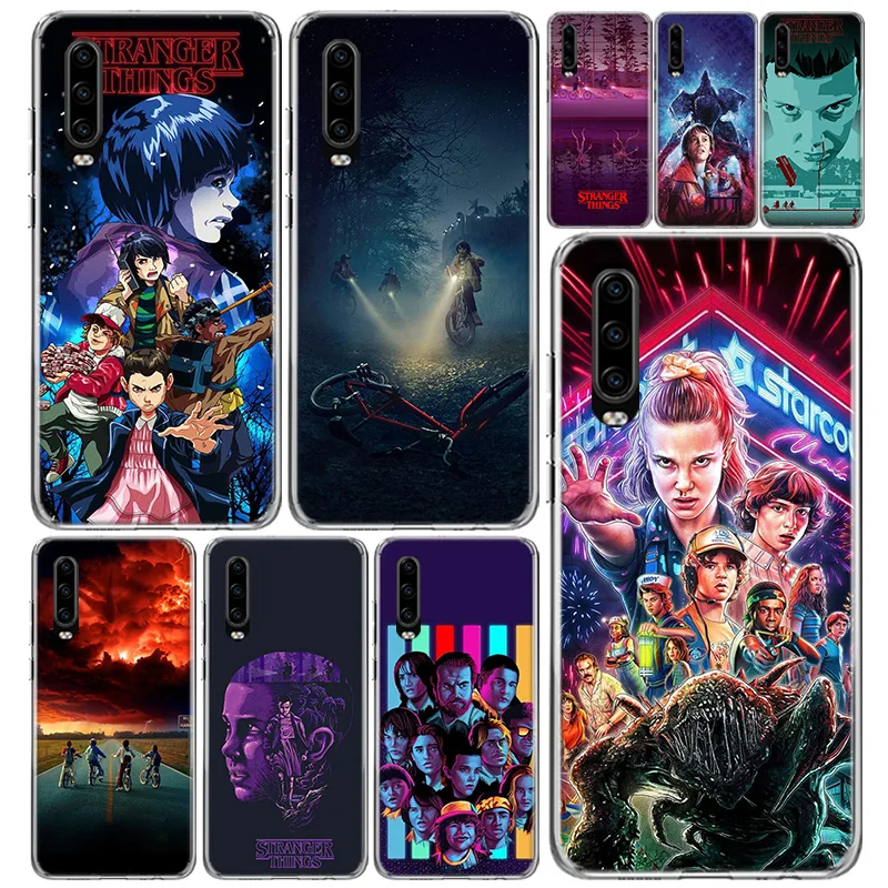 Stranger things poster Tv Phone Case Cover For Huawei P40 P30 P20 P10 Mate 30 20 10 P Smart Z Pro Plus Lite Coque Capa Shell | Мобильные