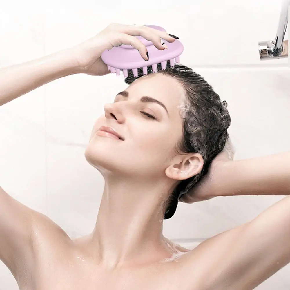 

Handheld Silicone Head Massager Shampoo Scalp Massage Brush Hair Washing Comb Body Shower Brush Bath Massage Brush