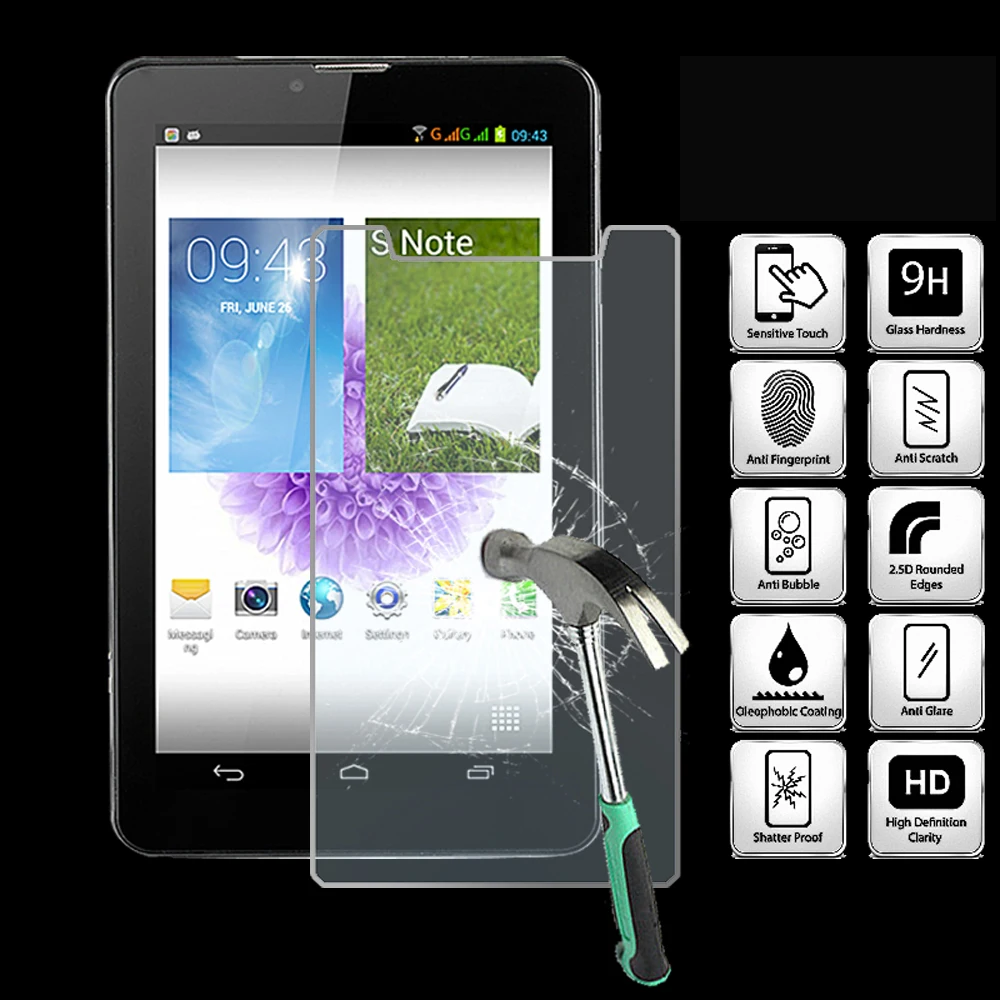 

For Xgody M874 7 Inch - Tablet Tempered Glass Screen Protector Cover Anti Fingerprint High Quality Screen Film