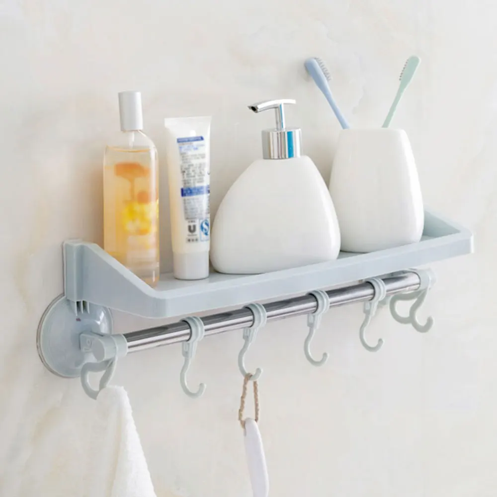 SOLEDI Pp Sturdy Stacks Wall Organizer Mount Practical Sucker Hook Bathroom Suction 4 Color Durable Cup Shower Stuff