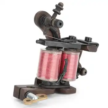 

Tattoo Machine Pure Copper Coil Tattoo Machine Professional Body Coating Shader Tattoo Clip Cable Motor Makeup Tool for Shader