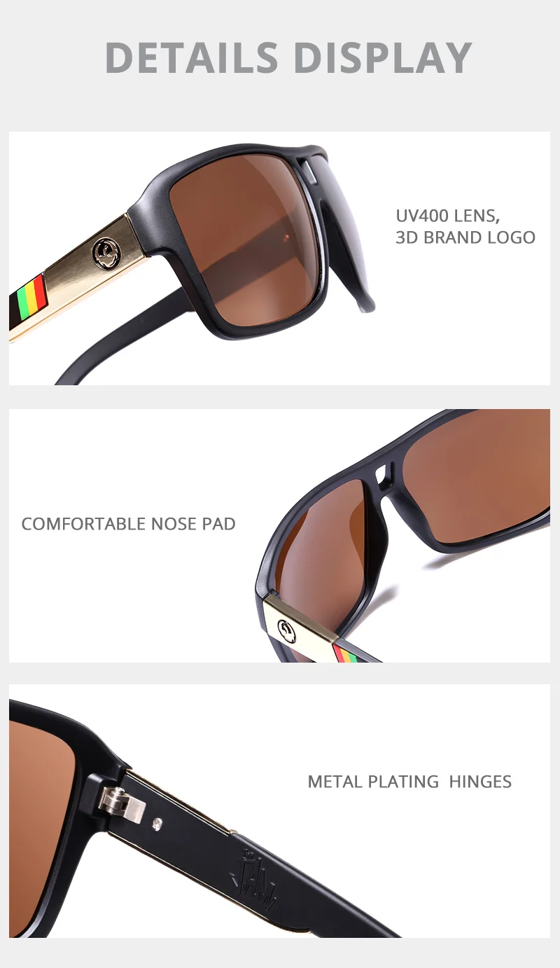 Солнцезащитные очки дракон UV400 для мужчин и женщин спорта на открытом воздухе