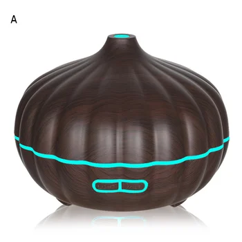 

550ml Ultrasonic Aromatherapy Diffuser fragrance Humidifier dark Wood Grain Ultrasonic Humidifier for Office air humidifier