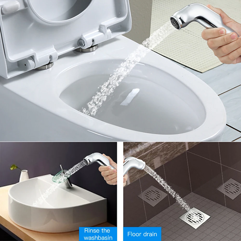 SOOSI биде спрей высокого давления воды ABS пластик маленький ручной душ для ванной