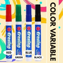 2 PCS Whiteboard Pen Erasable Marker Security Non-Toxic Water-Based Marker Pen Color Office Stationery
