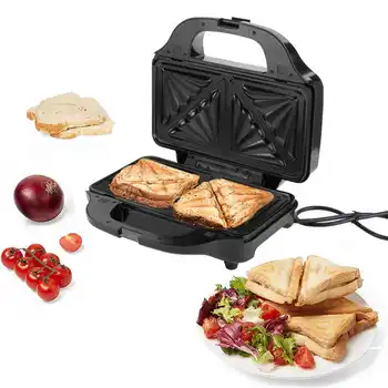 

900W 3in 1 Multifunction Sandwich Maker Waffle Panini Breakfast Grilling Machine 220-240V Kitchen Baking Pan Cooking Accessories