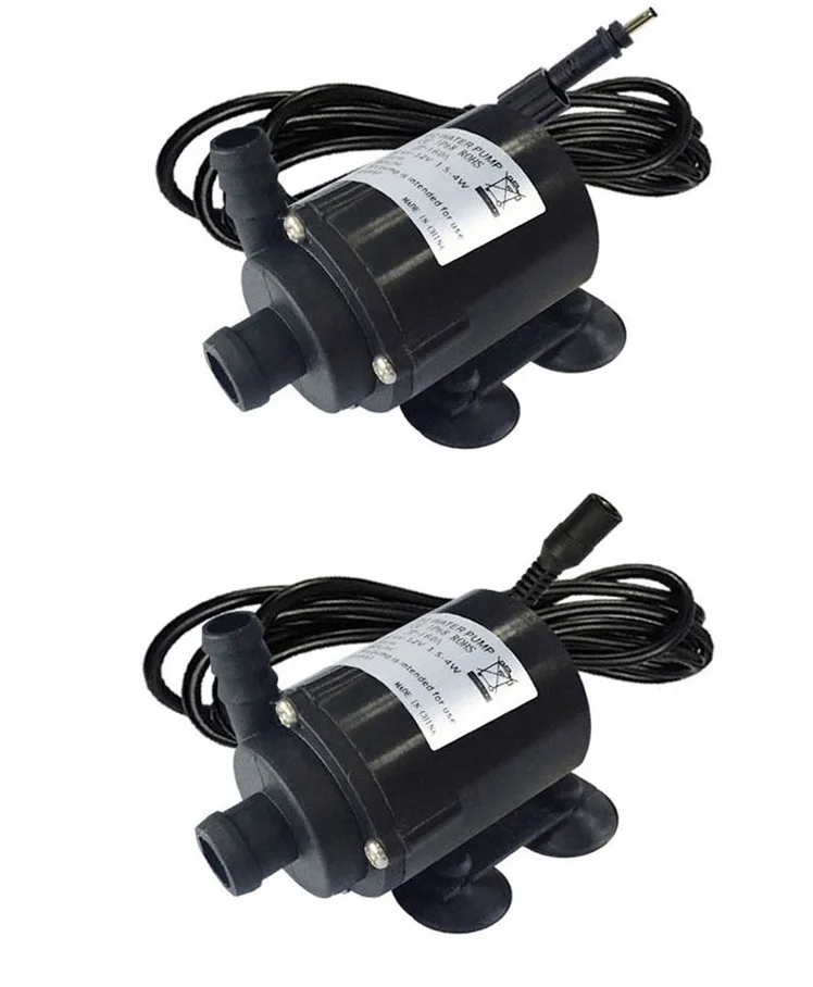 1 x Mini 12V DC 6W Food Grade Submersible Brushless Water Pump 120L/H Low Noise 
