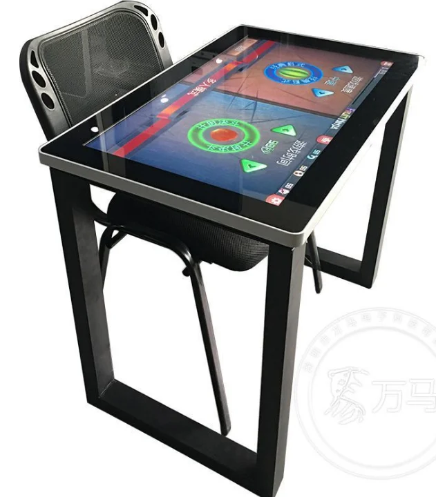 32 43 47 55 inchLCD Wifi цифровой ПК buit в настольные игры сенсорный экран киоск беспроводной зарядной стол