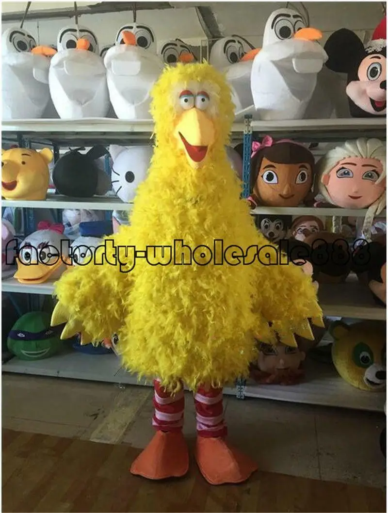 Big Yellow Bird Street Mascot Costume Cosplay Dress Christmas Outfit  Clothing Us High Cartoon Character Unisex | CosplayWare | Up to 75% Off |  Free Shipping