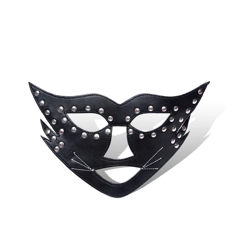 Секс маска для игр взрослых сексуальная кожаная кошки эротические костюмы