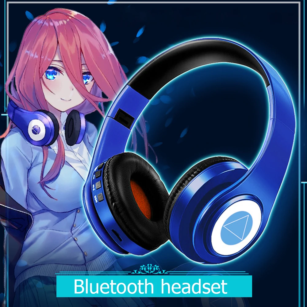 Bluetooth Headphones Wireless Headset Stereo Over ear Noise Canceling Earphone Gaming Headset with Mic Support TF Card