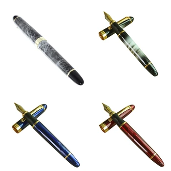 

JINHAO X450 18 KGP 0.7mm broad nib fountain pen blue