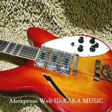 Cherry Burst 3 звукоснимателя электрогитара 12 струн гитара