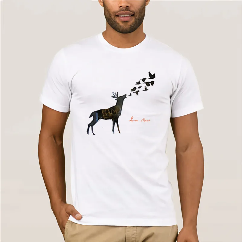 

2020 Fashion T shirt100 cotton Funny Wo tshirt Low Roar Unisex cool whiteMen Tshirt