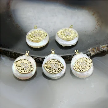 

10*20mm 10pcs/lot Exquisite elephant pattern freshwater pearl pendant, irregular pearl jewelry, bracelet / necklace accessories