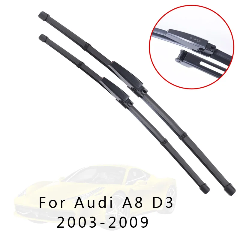 Winshield Стеклоочистители Лезвия для Audi A8 D2/D3/D4 1994 1995 1996 1998 1999 2000 до стеклоочиститель автомобильные аксессуары оптом - Цвет: Audi A8 D3