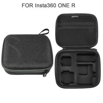 

Hard Case Portable Storage Bag Wrist Carrying Cases Suitcase for Insta 360 ONE R 4K Black Camera Accessories