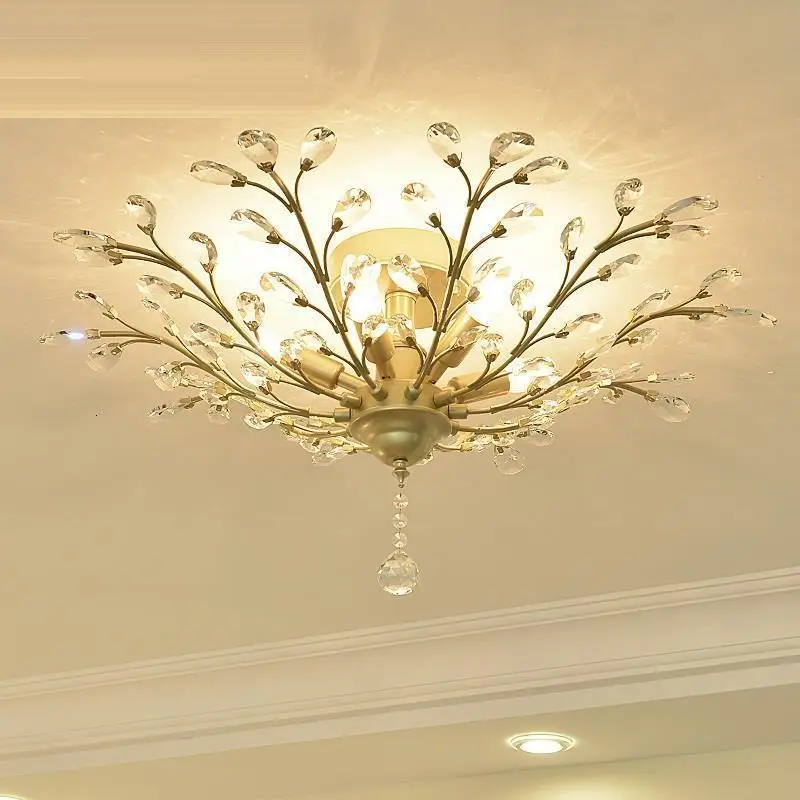 Комната moderne светильник colgante moderna домашний осветительный прибор plafondlamp lampara де techo Кристалл plafonnier потолочный