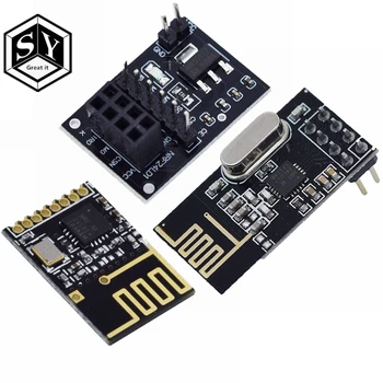

GREAT IT For Arduino NRF24L01+ wireless data transmission module 2.4G / the NRF24L01 upgrade version 2Mbit/s NRF24L01 Socket Ada