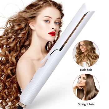 

Professional hair straightener curler flat iron curls straightening irons fast straight iron styler hair curling straightener