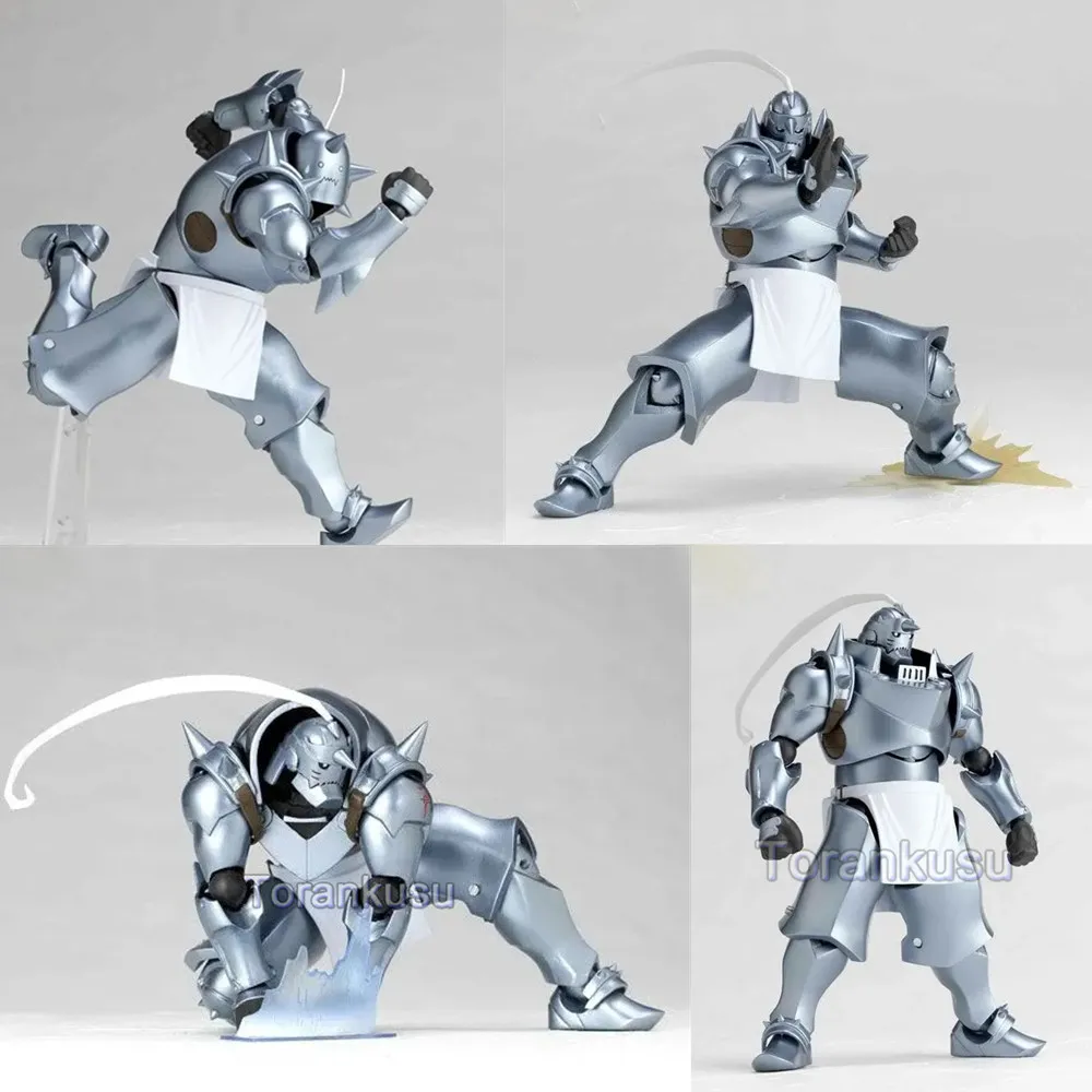 Fullmetal Alchemist Alphonse Elric No.117 Toys Model PVC Doll Edward Anime Figures Action Collectible Figurine Roy Figma F |