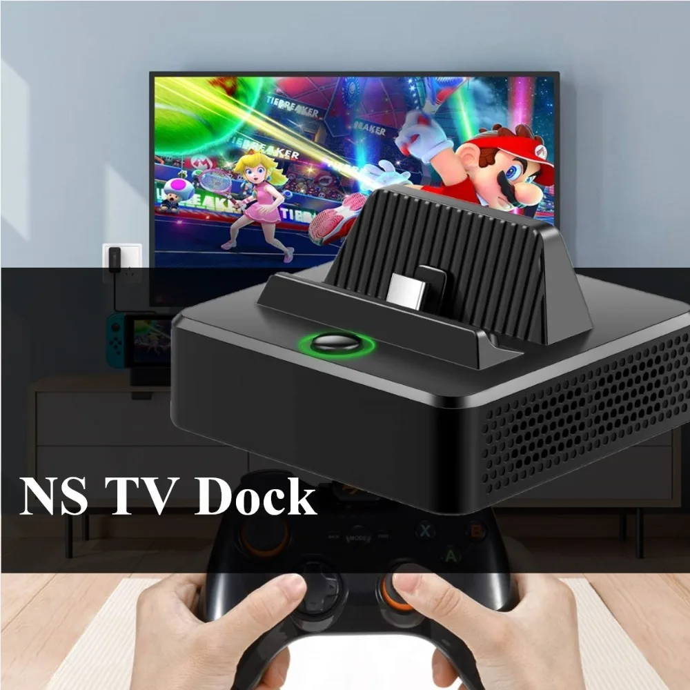 Rend Переключатель консоли видео конвертер портативный мини HDMI ТВ Замена док-станции зарядное устройство для NS nintendo переключатель