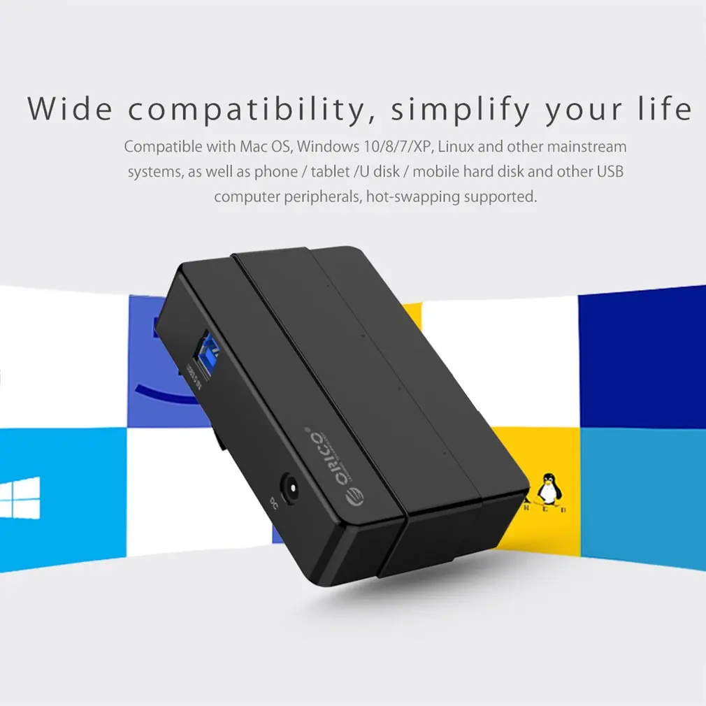 ORICO H4928-U3 4 порта USB3.0 концентратор для Windows XP/Vista/7/8/10/Linux/Mac OS