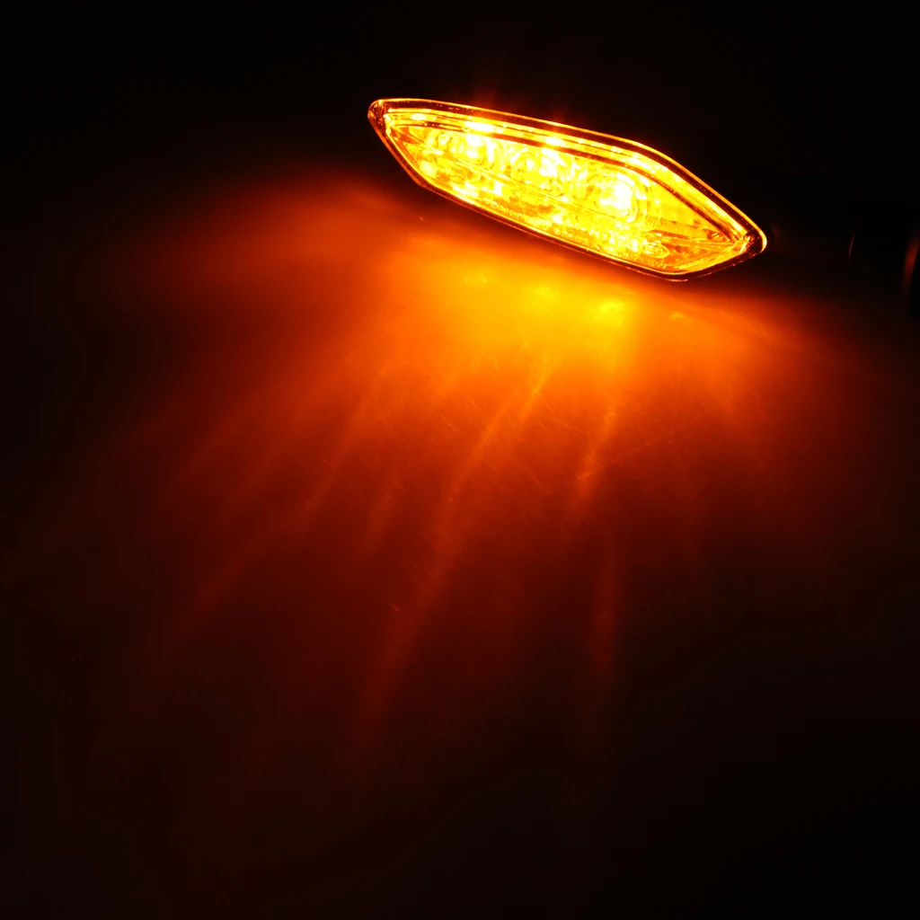 1 Pair 12V LED Amber Turn Signal Light Blinker Indicator for YAMAHA MT-01 MT-25 MT-03 MT-07 Motorcycle Lighting 