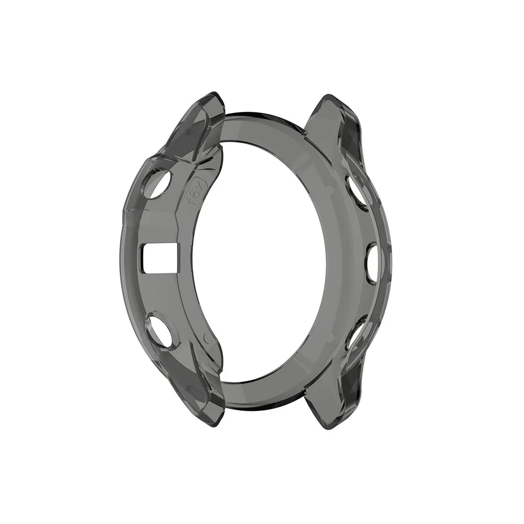 Ouhaobin чехол для Garmin Fenix 6 6X6 S Чехол для смарт часов кристально чистый TPU чехол для Garmin fenix Чехол протектор 1028#2