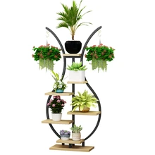 Комнатный балкон цветочный стеллаж Тип Посадки Многоэтажный современный простота гостиной цветочный горшок рама