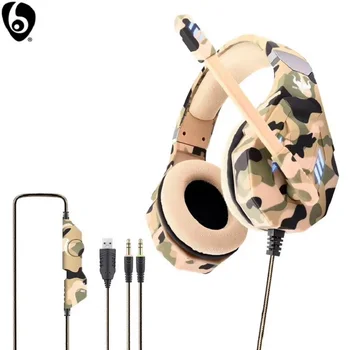 

OVLENG GT94 Wired Gaming Headset E-Sports with Microphone LED Stereo Surround HiFi Headphone for PC Laptop Gamer