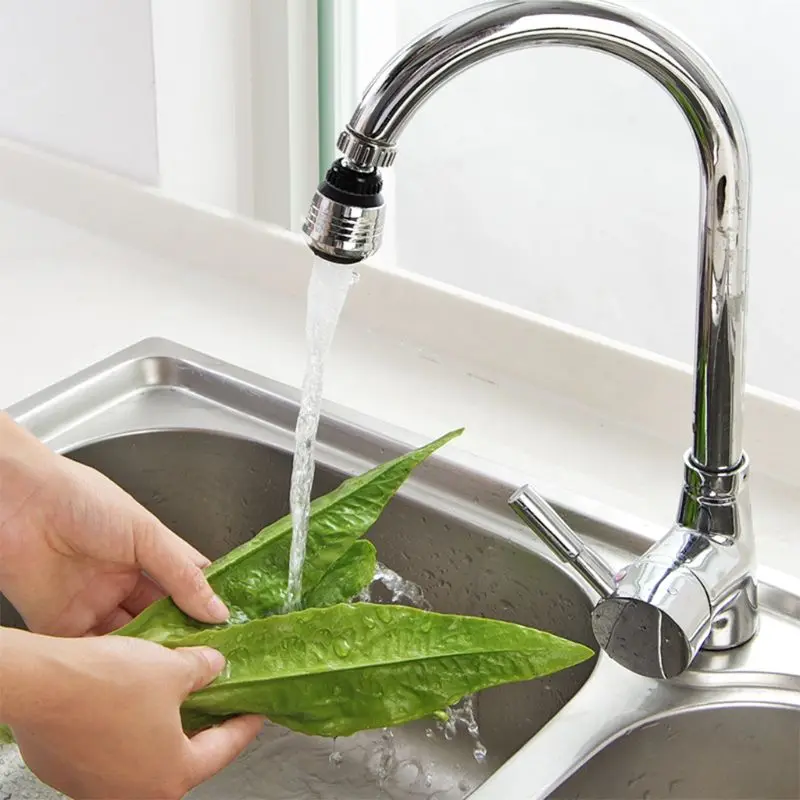 

Rotatable Swivel Faucet Water Saving Filter Sprayer Tap Nozzle Adapter for Bathroom Kitchen