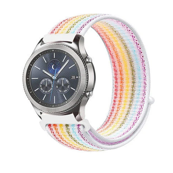 colorful Gear S3 Frontier ремешок для samsung galaxy watch active2 ремешок 42 мм 46 мм ремешок huami amazfit bip huawei GT/GT2 ремешок для часов 22 мм 20 мм - Цвет ремешка: colorful