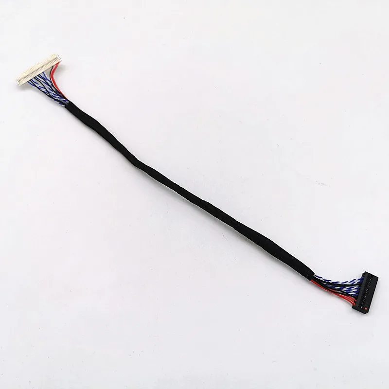 범용 노트북 화면 FIX 30 핀 1ch 8 비트 LVDS 케이블 26cm 13.3-16.4 인치 LCD 패널 용