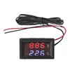 12V/24V LED Display Car Voltage & Water Temperature Gauge Voltmeter Thermometer  ► Photo 2/5