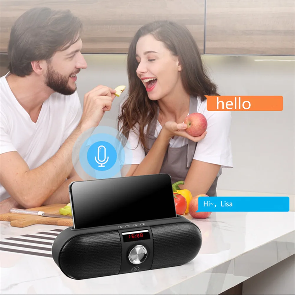 HYASIA Bluetooth аудио колонка мобильный телефон кронштейн Многофункциональный сабвуфер Tf карта fm-радио Aux Mp3 Музыка играть открытый динамик